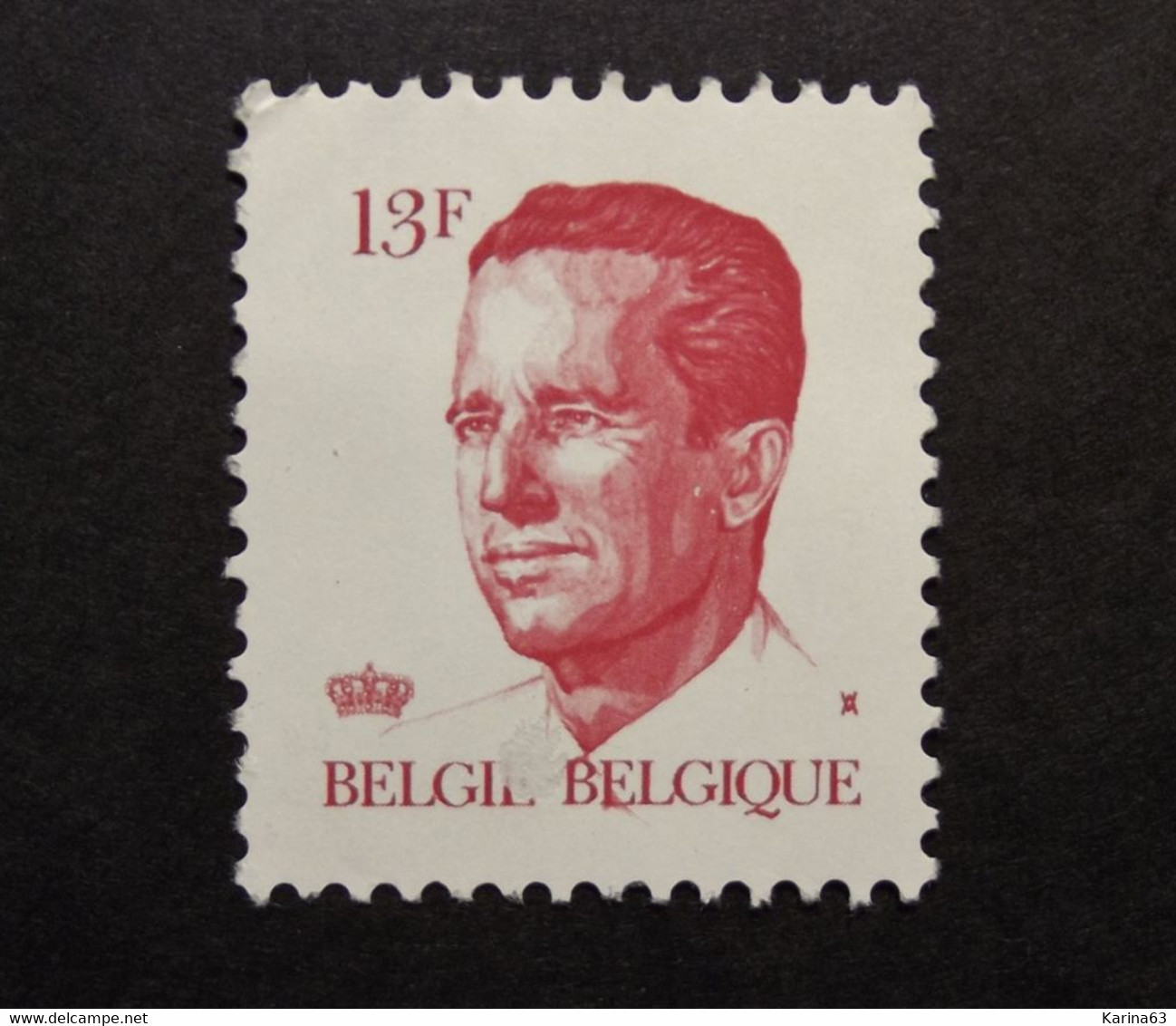 Belgie Belgique - 1986 - OPB/COB N° 2203 ( 1 Value )  Koning Boudewijn  Type Velghe  13 F - Postfris - 1981-1990 Velghe