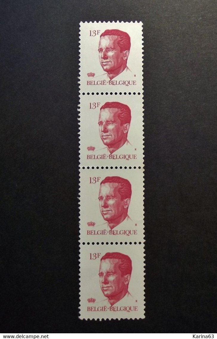 Belgie Belgique - 1986 - OPB/COB N° 2203 (  Values )  Koning Boudewijn  Type Velghe  13 F - Postfris - 1981-1990 Velghe