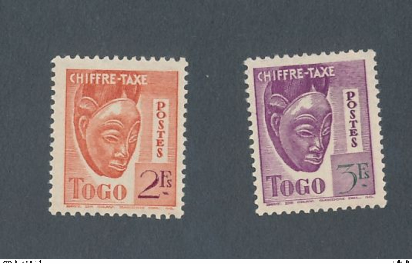 TOGO - TAXE N° 30/31 NEUFS** SANS CHARNIERE - 1941 - Other & Unclassified