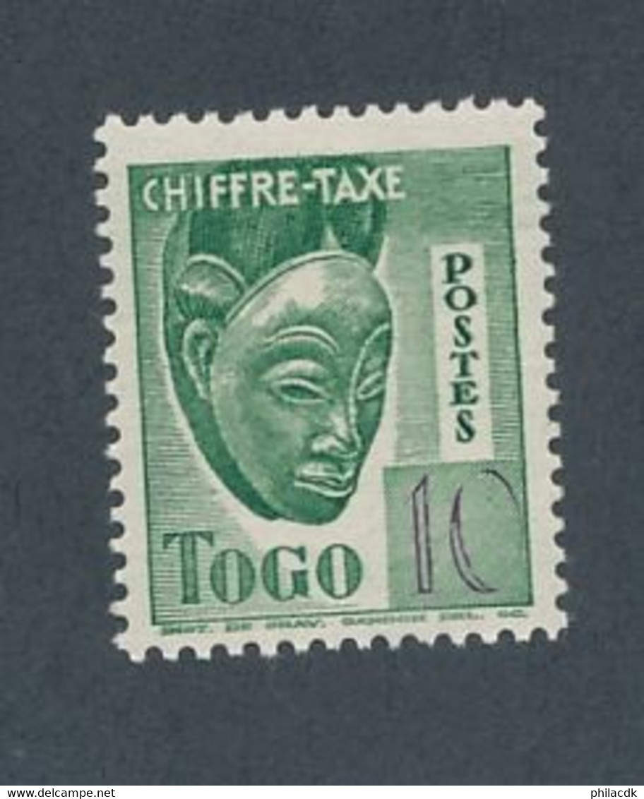 TOGO - TAXE N° 23 NEUF* AVEC CHARNIERE - 1941 - Other & Unclassified