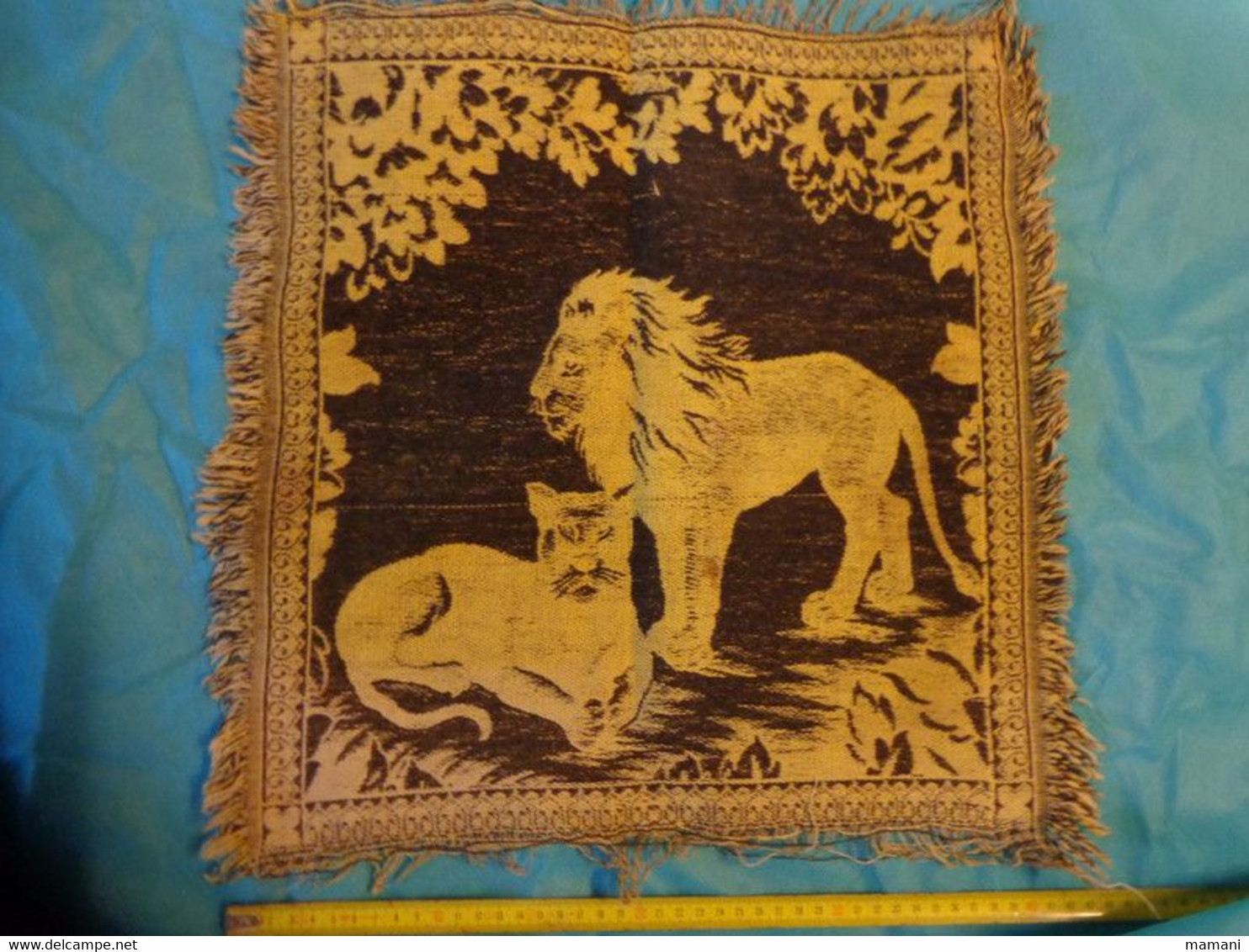 Decor De Coussin Ou Napperon (lion)-9523 - Tafelkleden
