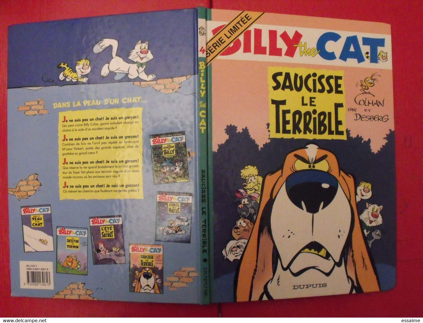 Billy The Cat. Saucisse Le Terrible. Coman Et Desberg. Dupuis 2000 - Billy The Cat