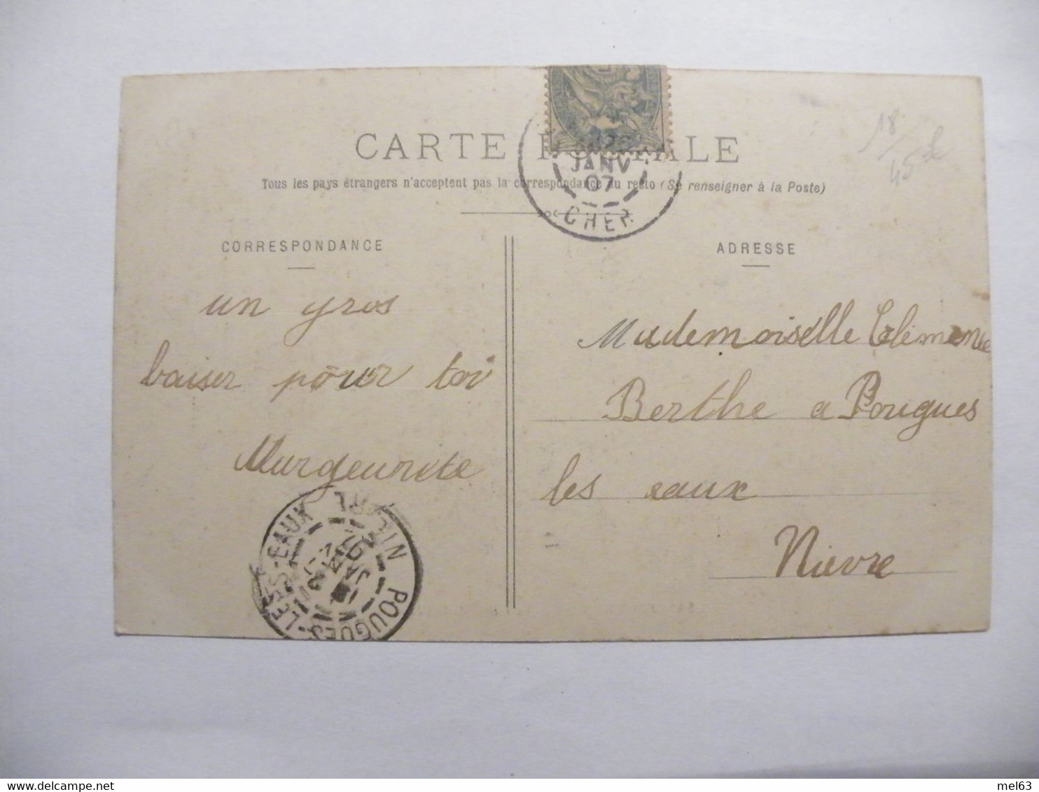 A511. CPA. 18. SANCERGUES. (Cher). Le Retour De La Pêche. Beau Plan Animé. Ecrite & Voyagée 1907 - Sancergues