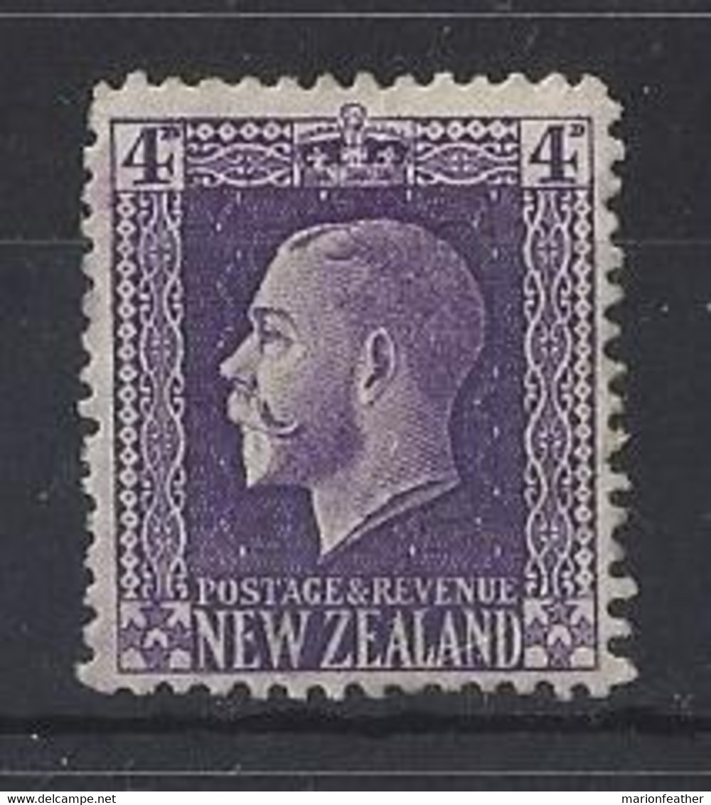 NEW ZEALAND....KING GEORGE V..(1910-36..)...." 1915.."...4d......SG422a.........MH... - Ongebruikt