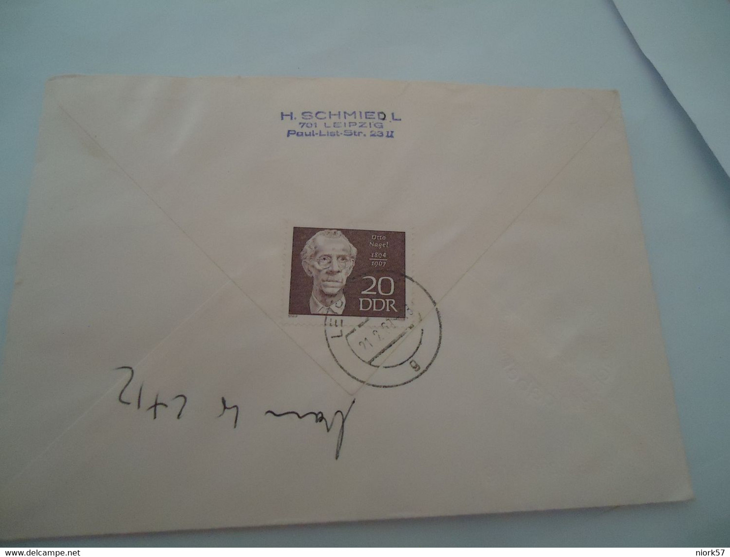 DDR  GERMANY  REGISTERED    COVER 1969   CAR   CARS   ROAD SAFERY  BACK STAMPS - Otros & Sin Clasificación