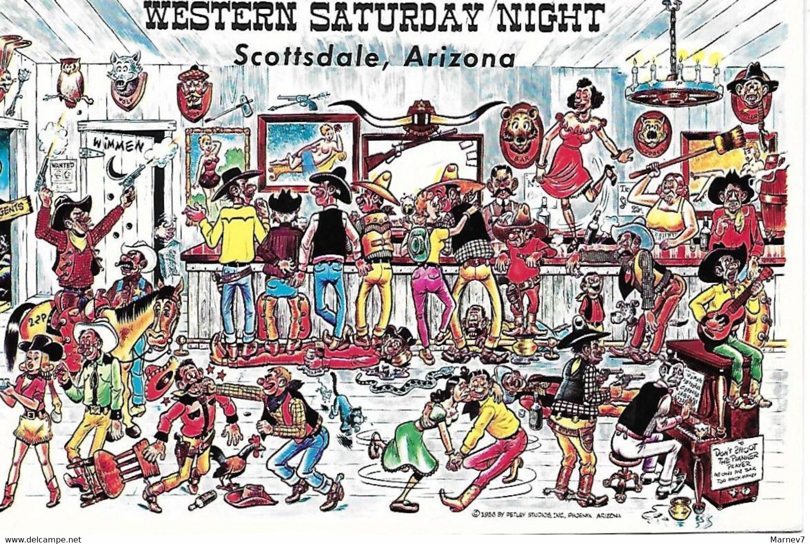 ETATS-UNIS - Far-West - Cow-boys - ARIZONA - Scottsdale - Western Saturday Night - Saloon - - Other & Unclassified