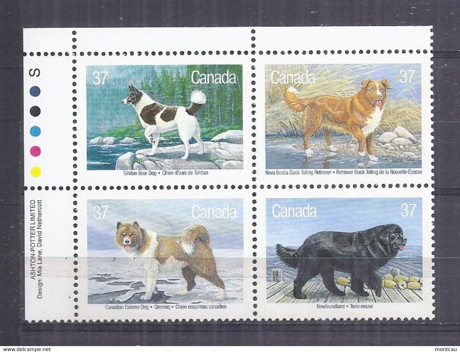 Canada 1988. Perros . Sc=1220 (**) - Unused Stamps