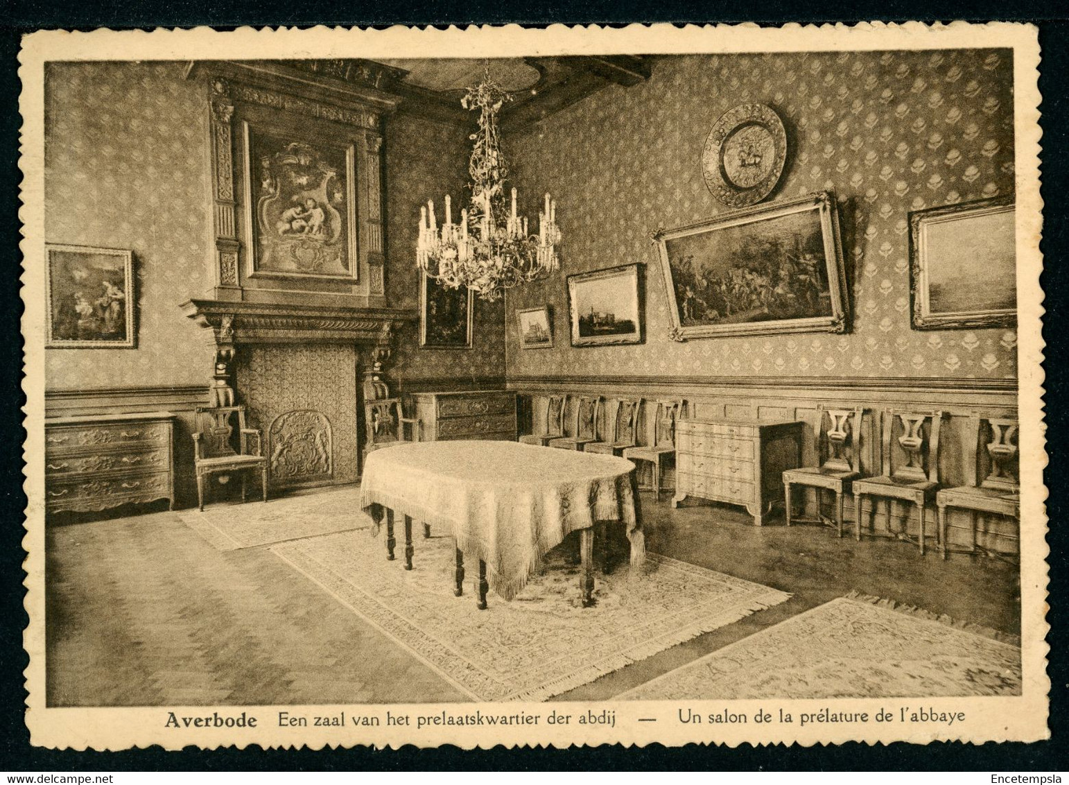 CPA - Carte Postale - Belgique - Averbode - Un Salon De La Prélature De L'Abbaye  (CP21593) - Scherpenheuvel-Zichem