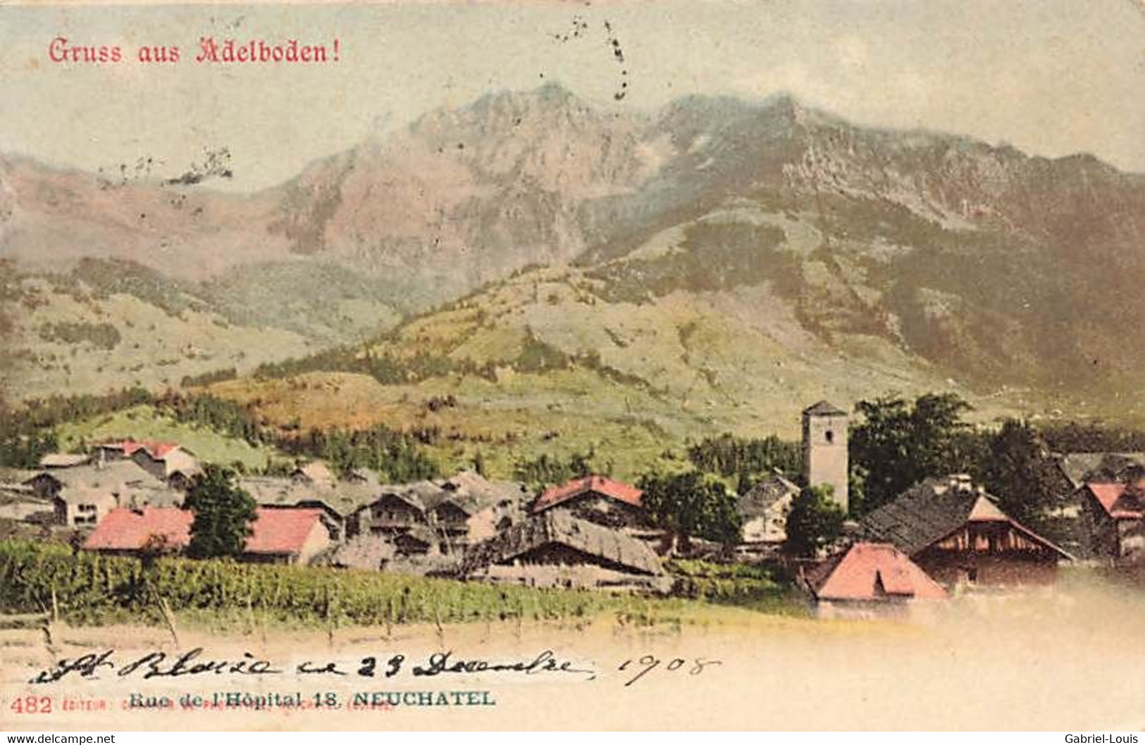 Gruss Aus Adelboden 1908 - Adelboden