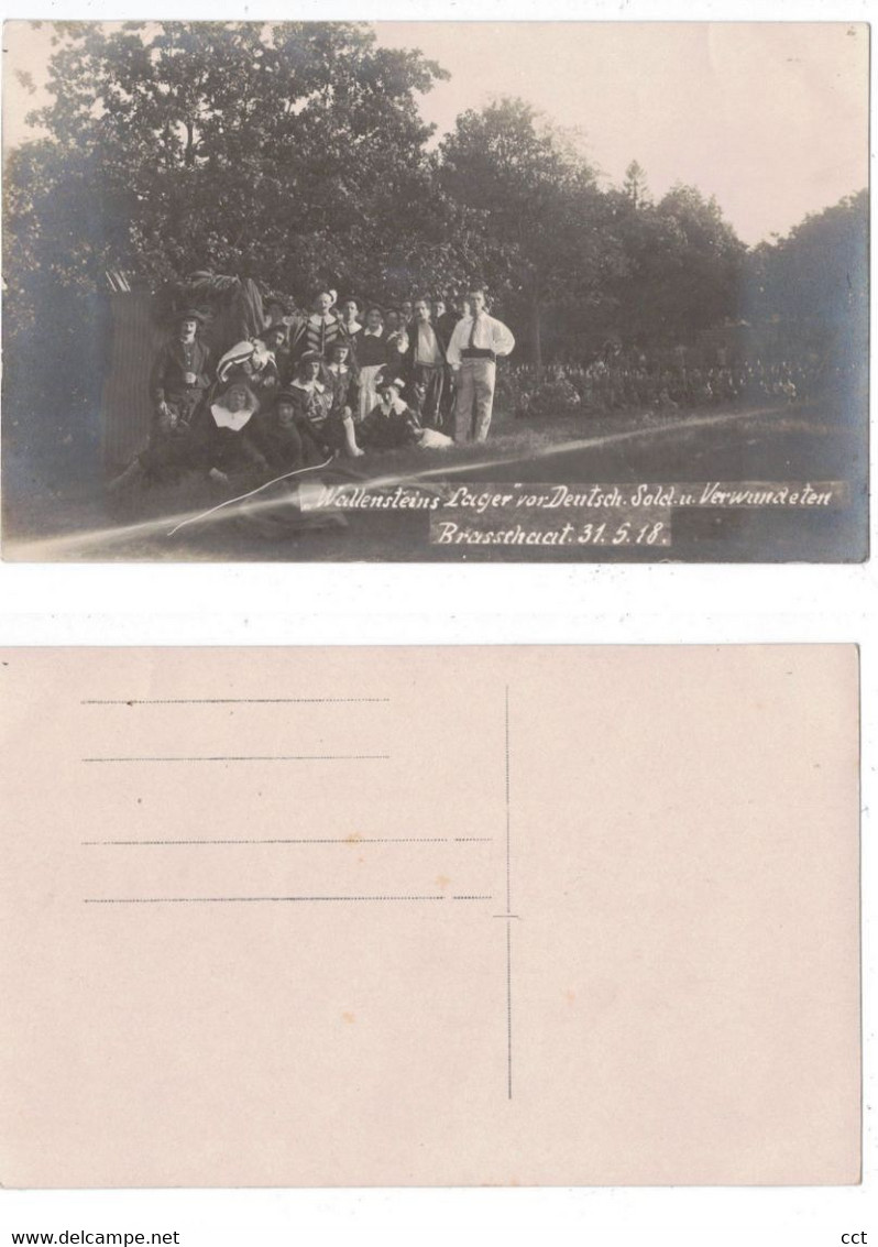 Brasschaat  FOTOKAART    Wallensteins Lager Vor Deutsch Sold U Verwundeten  31 Mei 1918  EERSTE WERELDOORLOG - Brasschaat