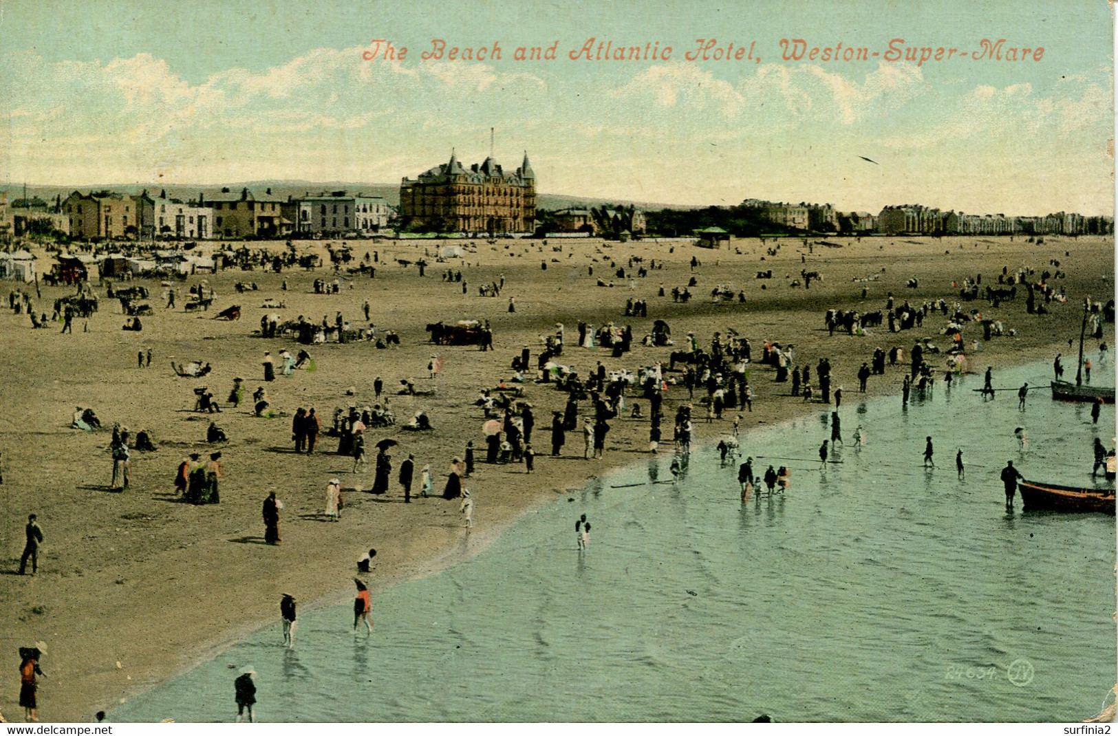 AVON - WESTON SUPER MARE - THE BEACH AND ATLANTIC HOTEL Av629 - Weston-Super-Mare