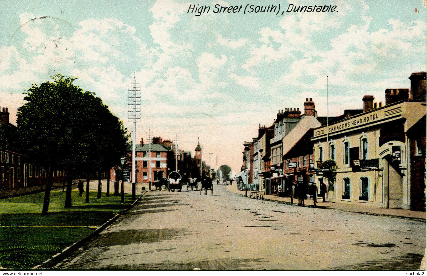 BEDS - DUNSTABLE HIGH STREET (SOUTH) 1914 Bd355 - Andere & Zonder Classificatie