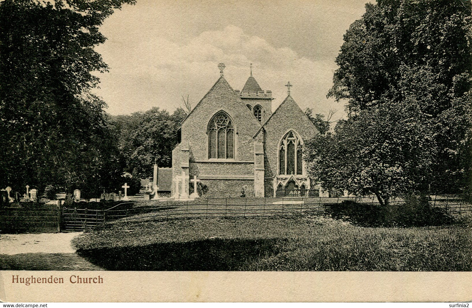 BUCKS - HUGHENDEN CHURCH Bu259 - Buckinghamshire