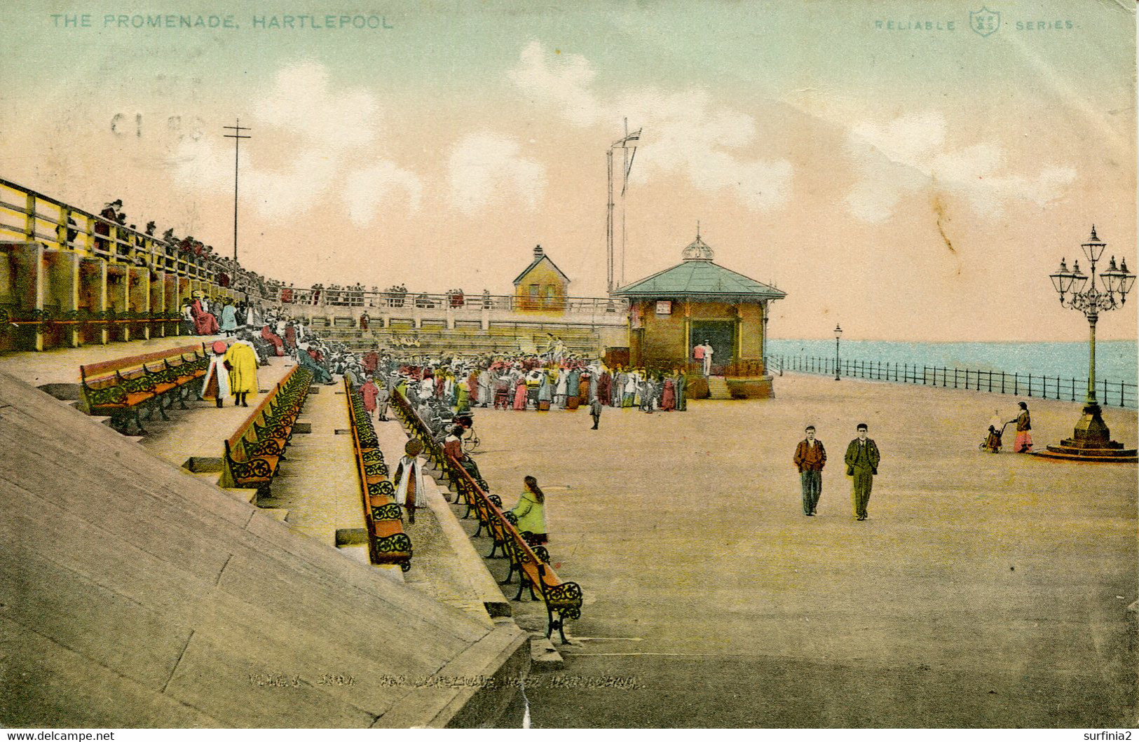 CLEVELAND - HARTLEPOOL - THE PROMENADE 1907 Cl221 - Hartlepool