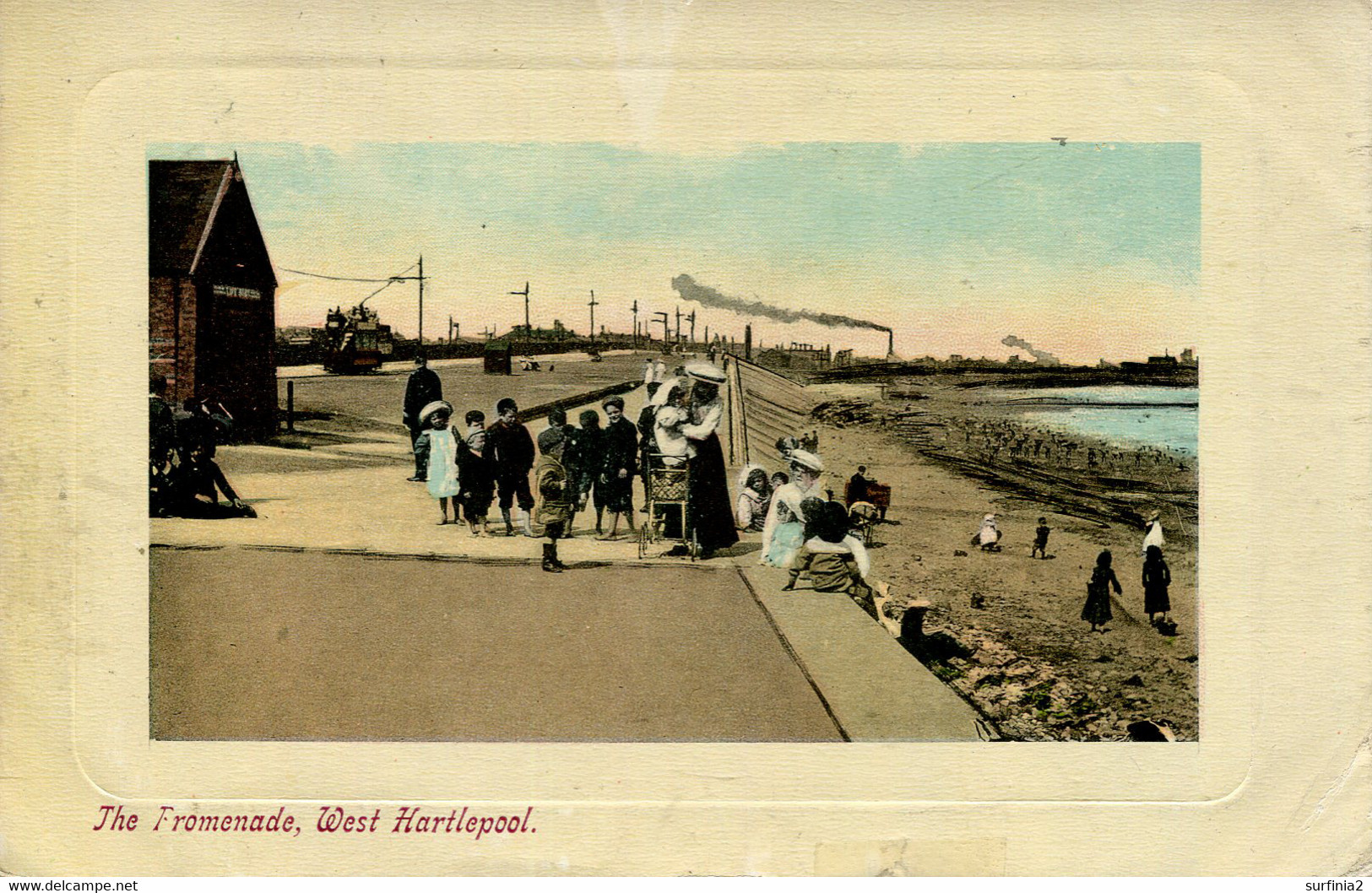 CLEVELAND - WEST HARTLEPOOL - THE PROMENADE 1909 Cl222 - Hartlepool