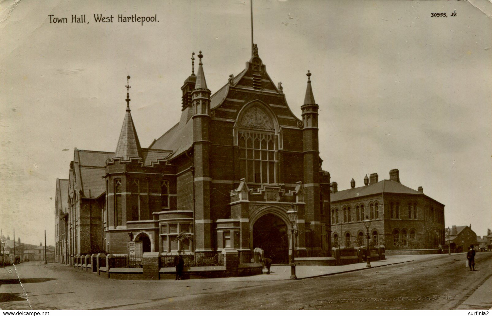 CLEVELAND - WEST HARTLEPOOL - TOWN HALL  Cl224 - Hartlepool