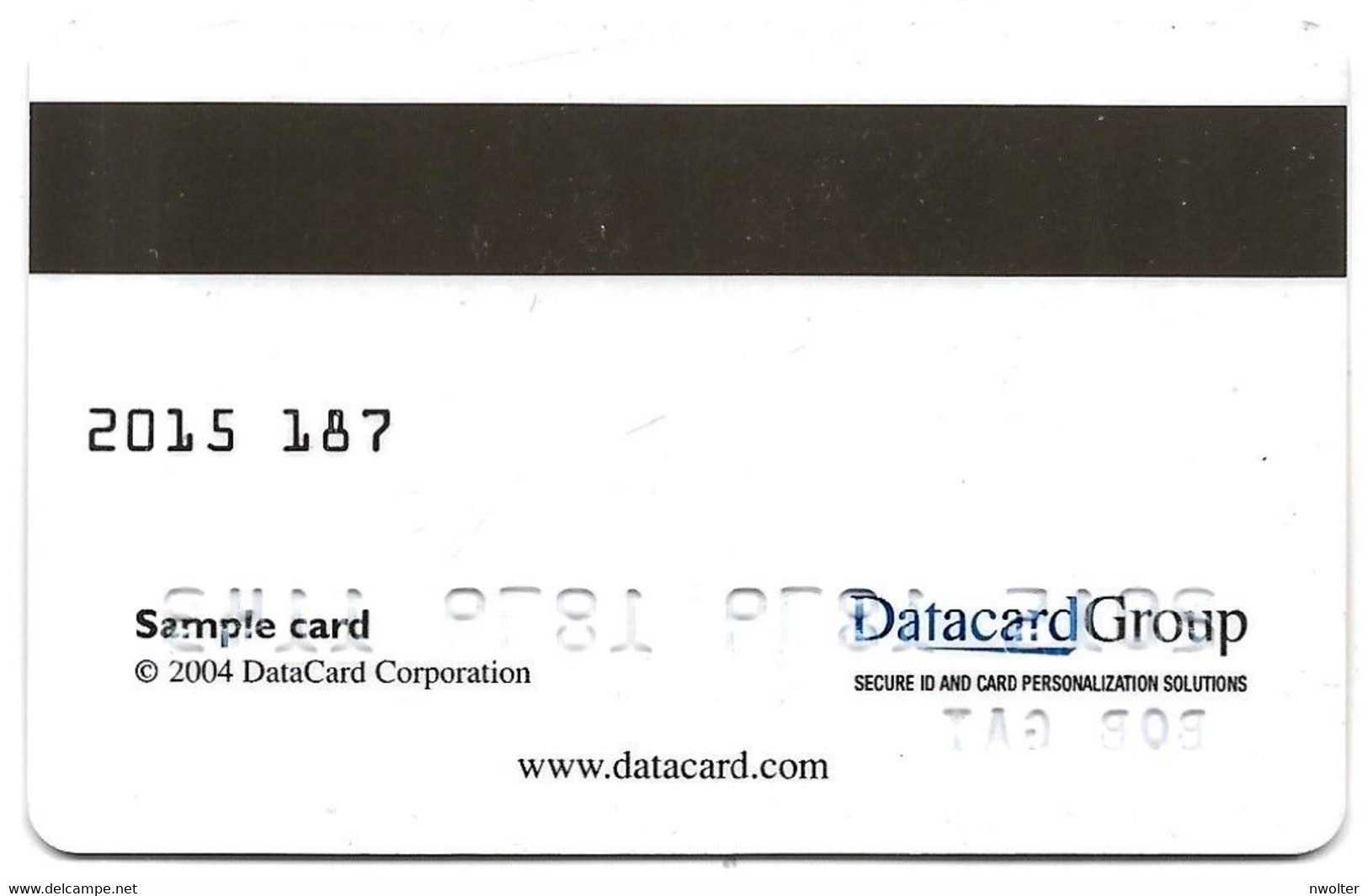 @+ Carte à Puce Demonstration DataCard - 2004 - Bankwell Financial - Schede Bancarie Uso E Getta