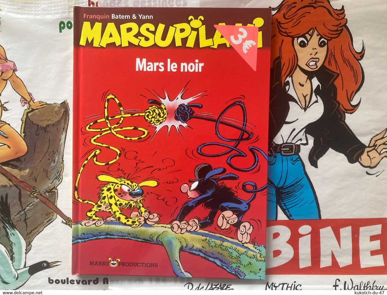BD Marsupilami - Mars Le Noir - Publicité (2015) - Marsupilami