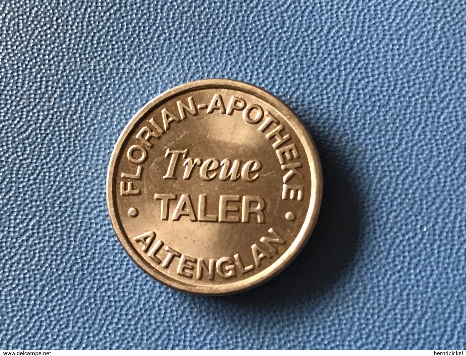 Münze Münzen Medaille Treue Taler Florianapotheke Altenglan - Professionals/Firms