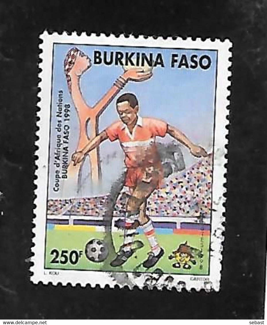 TIMBRE OBLITERE DU BURKINA DE 1998 N° MICHEL 1472 - Burkina Faso (1984-...)