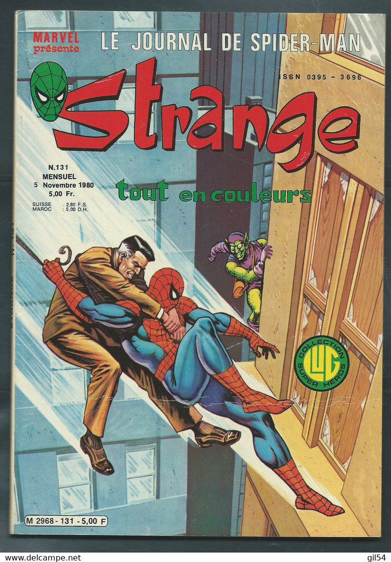 BD COMICS- STRANGE - N° 131 - Nov 1980 -  TBE  - SANS POSTER  - FAU 13606 - Strange