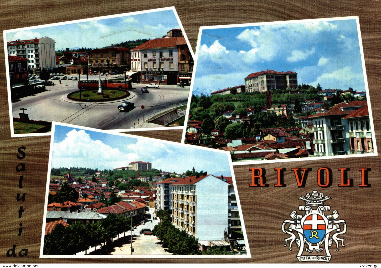 RIVOLI, Torino - Saluti, Vedutine - Filobus - VG - #109 - Rivoli