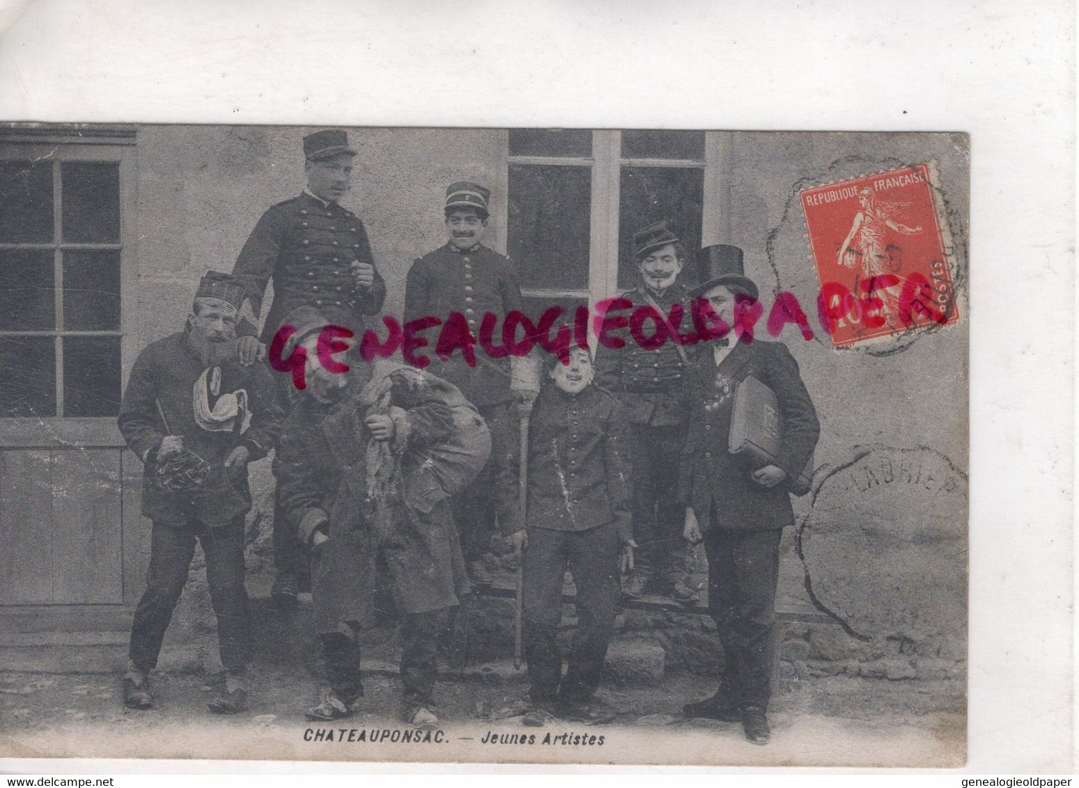 87- CHATEAUPONSAC - JEUNES ARTISTES  RARE - Chateauponsac