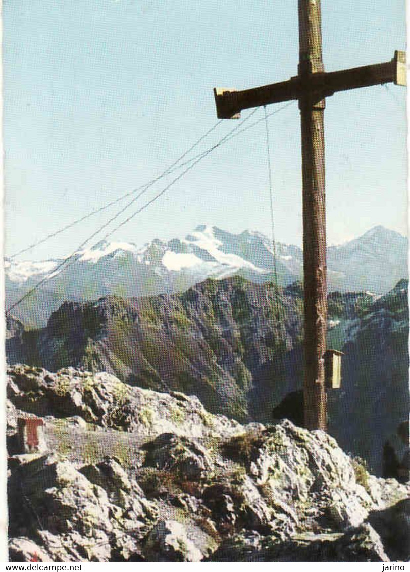 Austria > Tirol > Gipfelkreuz Am Hohen Burgstall Gegen Olperer, Bezirk Innsbruck-Land, Used 1968 - Neustift Im Stubaital