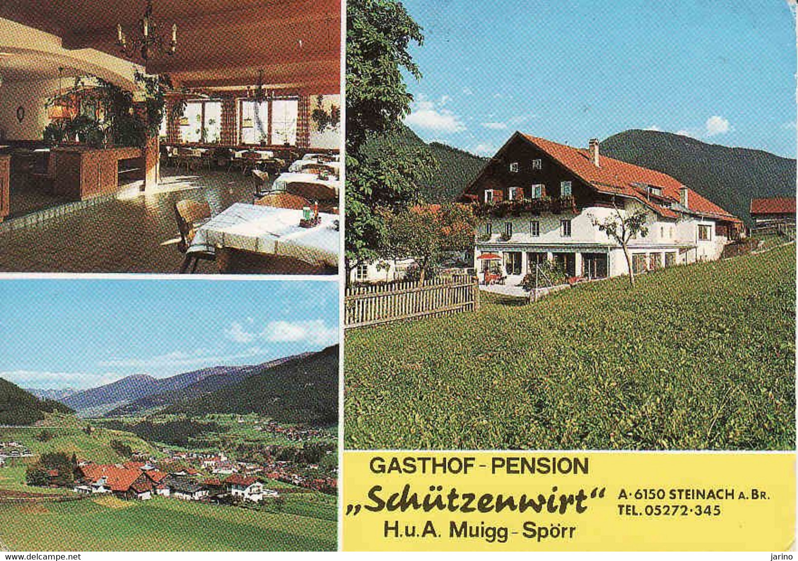 Austria > Tirol >  Steinach Am Brenner, Gasthof - Pension Schutzenwirt Bezirk Innsbruck-Land, Used 1980 - Steinach Am Brenner