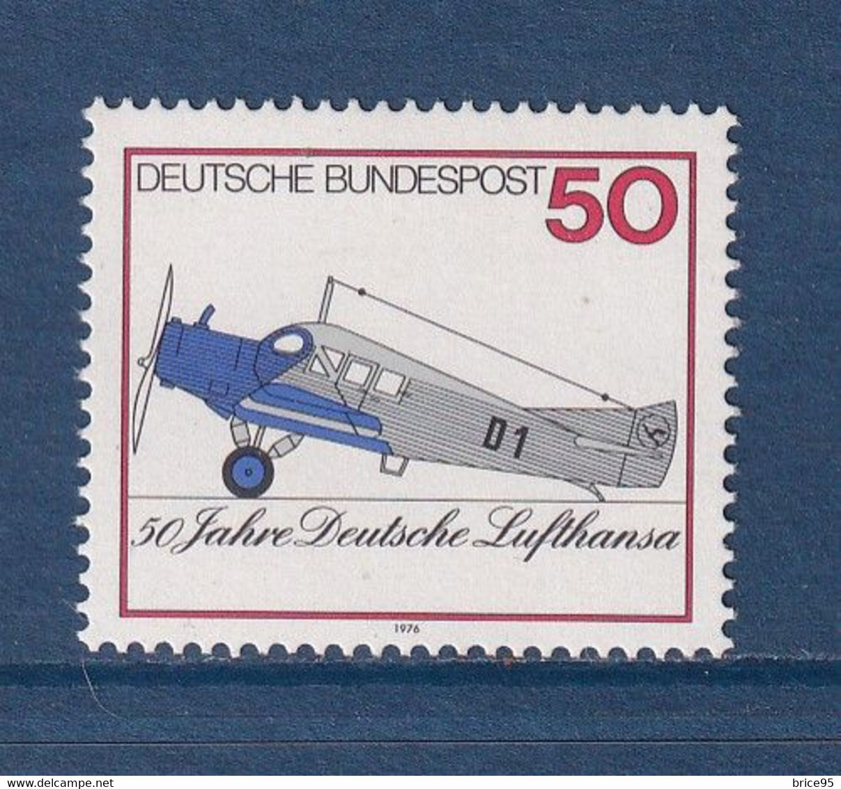 ⭐ Allemagne - YT N° 727 ** - Neuf Sans Charnière - Thématique Avion - 1976 ⭐ - Nuevos