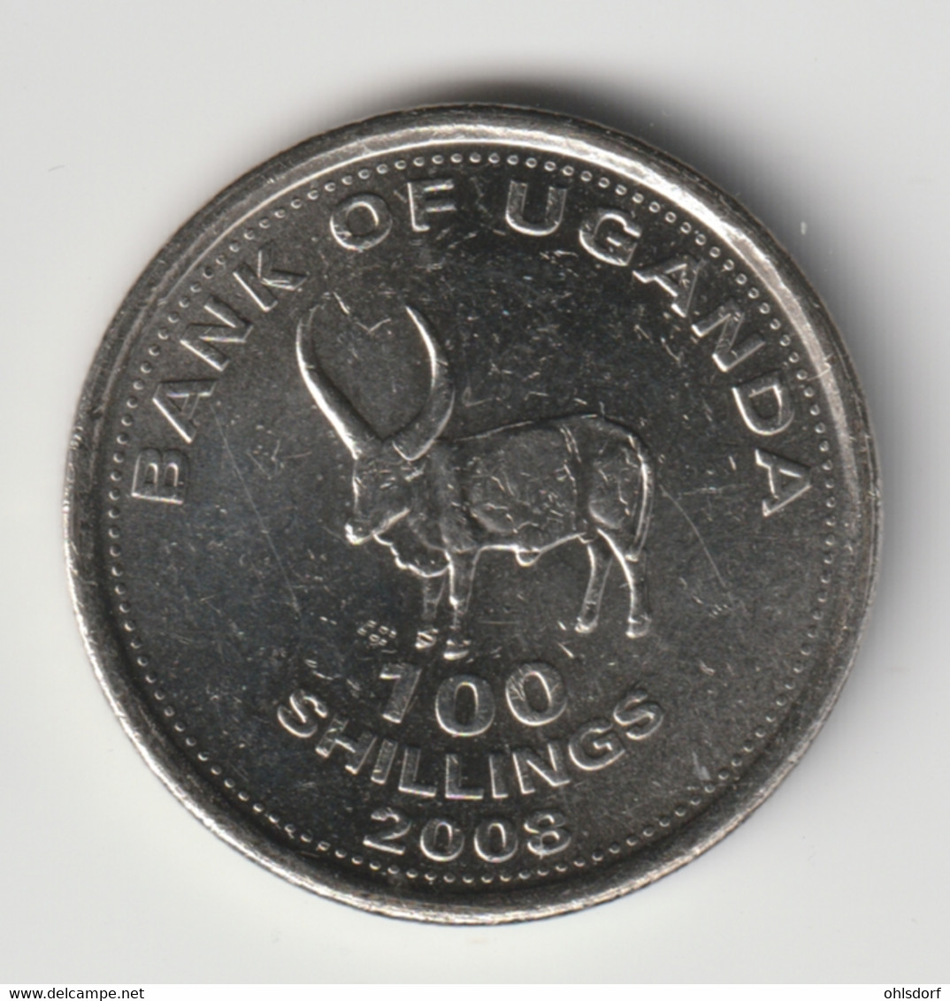 UGANDA 2008: 100 Shillings, Magnetic, KM 67a - Ouganda