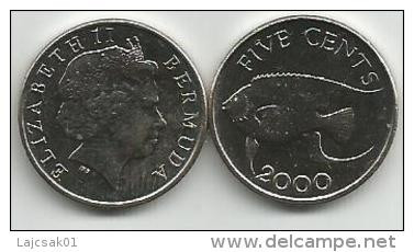 Bermuda 5 Cents 2000. - Bermuda