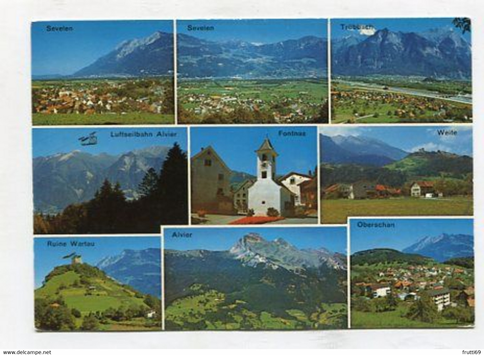 AK 079455 SWITZERLAND - Sevelen - Trübbach - Fontnas - Alvier - Oberschan ... - Sevelen