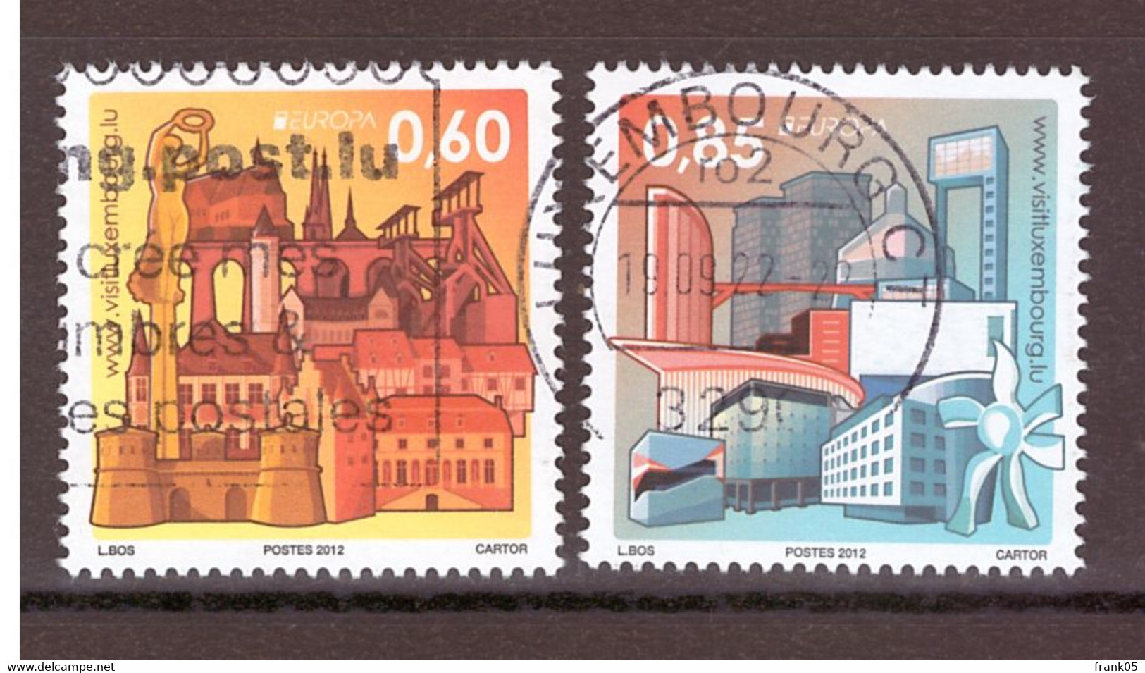 Luxemburg / Luxembourg 2012 Satz/set EUROPA Gestempelt/used - 2012