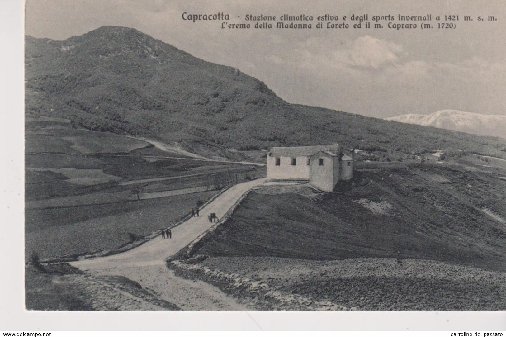 CAPRACOTTA ISERNIA  EREMO DELLA MADONNA DI LORETO ED IL M. CAPRARO  NO VG - Isernia