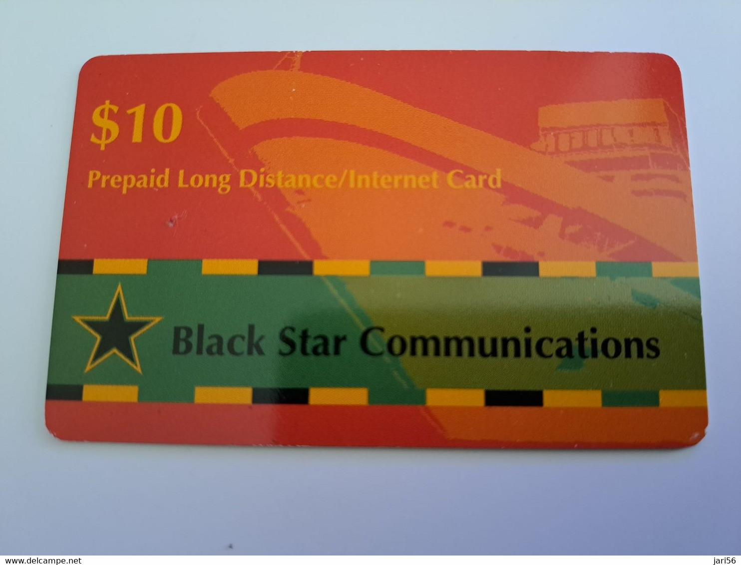 BERMUDA  $ 10,- BLACK STAR COMM / SHIP 8/2004  /  PREPAID CARD  Fine USED  **11288** - Bermudes