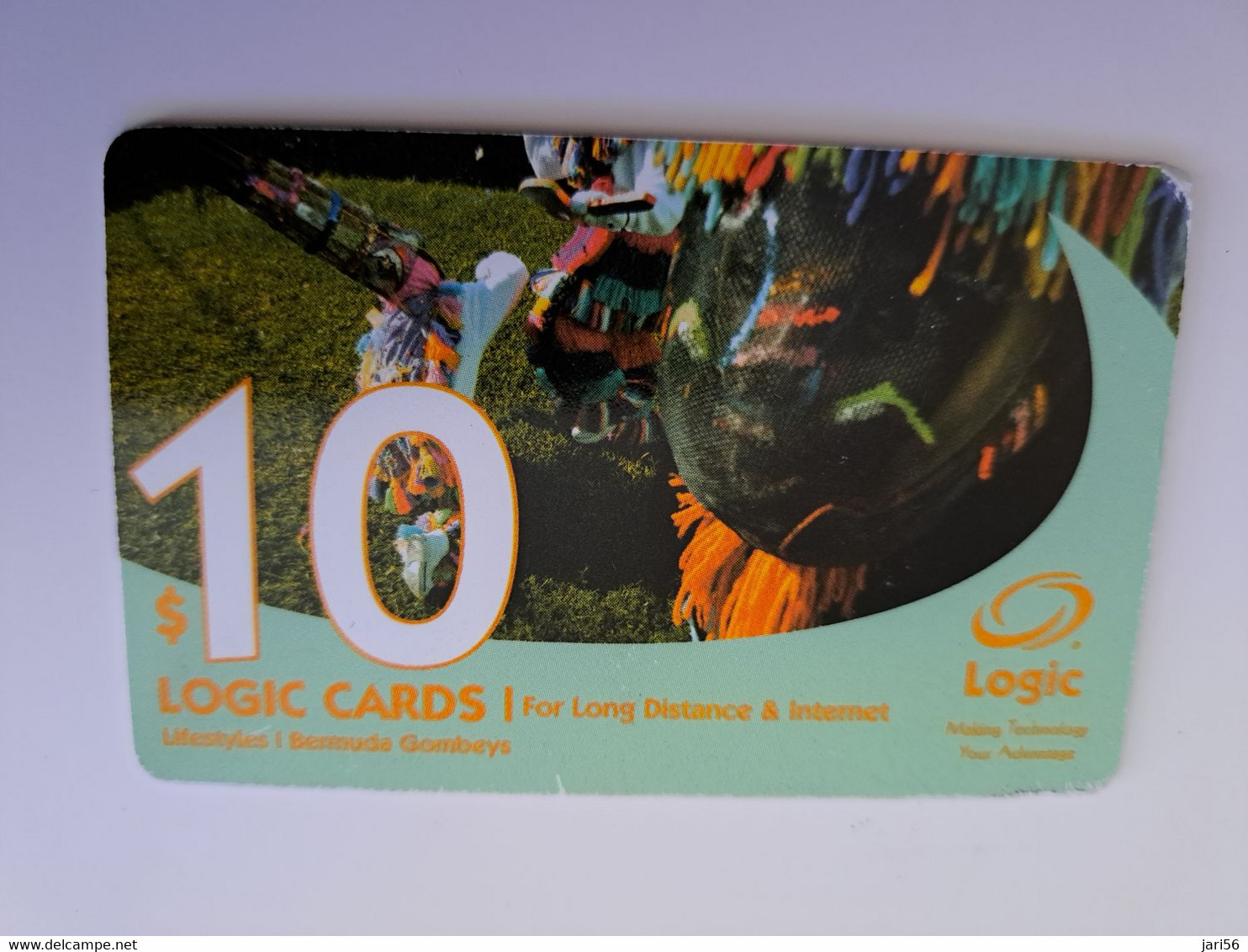 BERMUDA  $ 10,-  LOGIC/  GOMBEYS  IN BERMUDA / DATE 4/2006 /   PREPAID CARD  Fine USED  **11295** - Bermudes