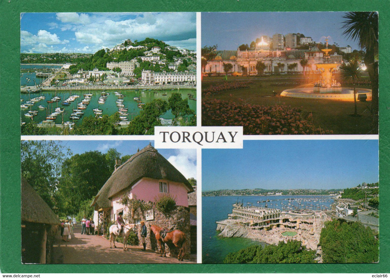 Torquay Est Une Ville Britannique, Située En Bordure De La Manche, Dans Le Sud De L'Angleterre, Dans Le Comté De Devon. - Torquay