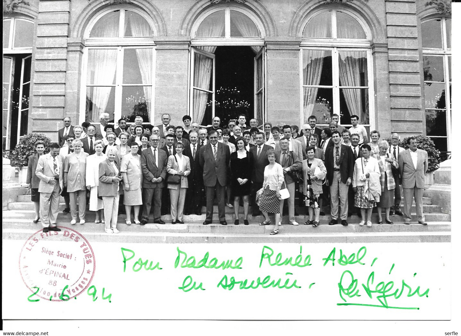 88 - Epinal - Préfecture Des Vosges - Réunion Des "Fils De Tués" Présidée Par Philippe Seguin - Epinal