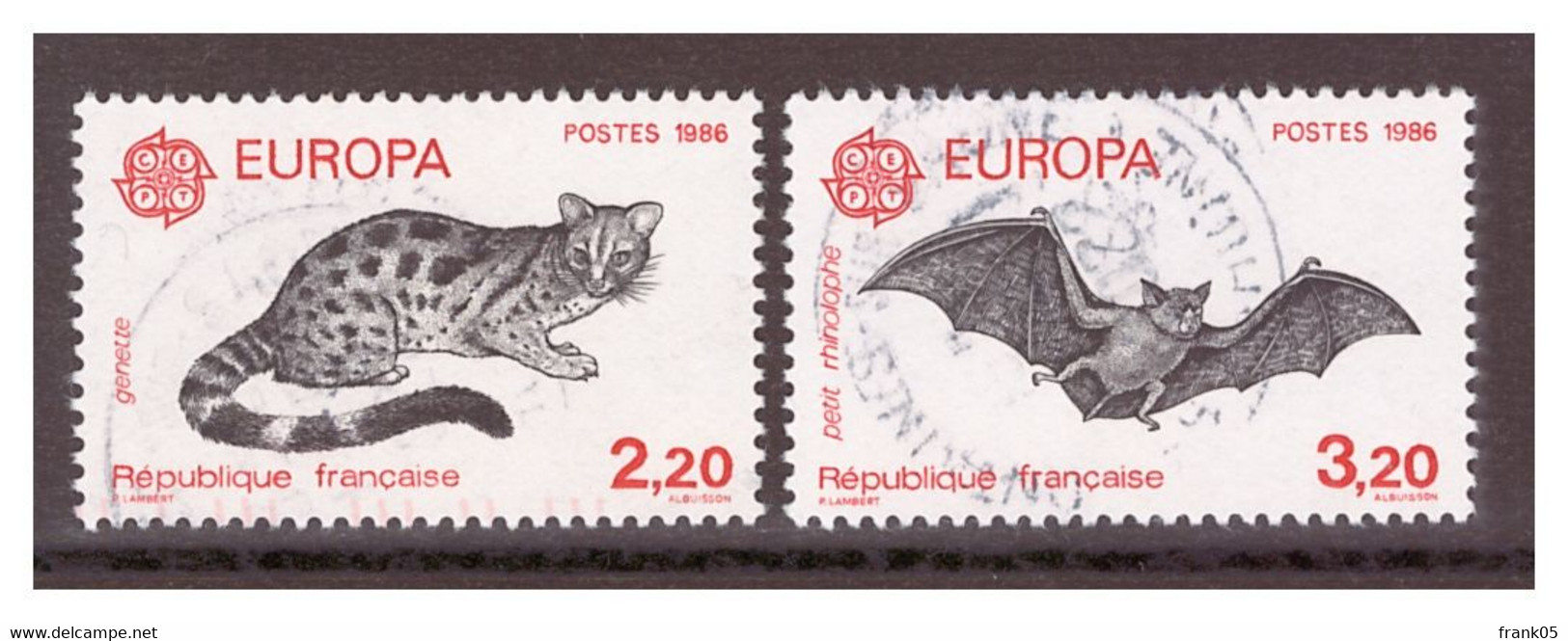 Frankreich / France 1986 Satz/set EUROPA Gestempelt/used - 1986