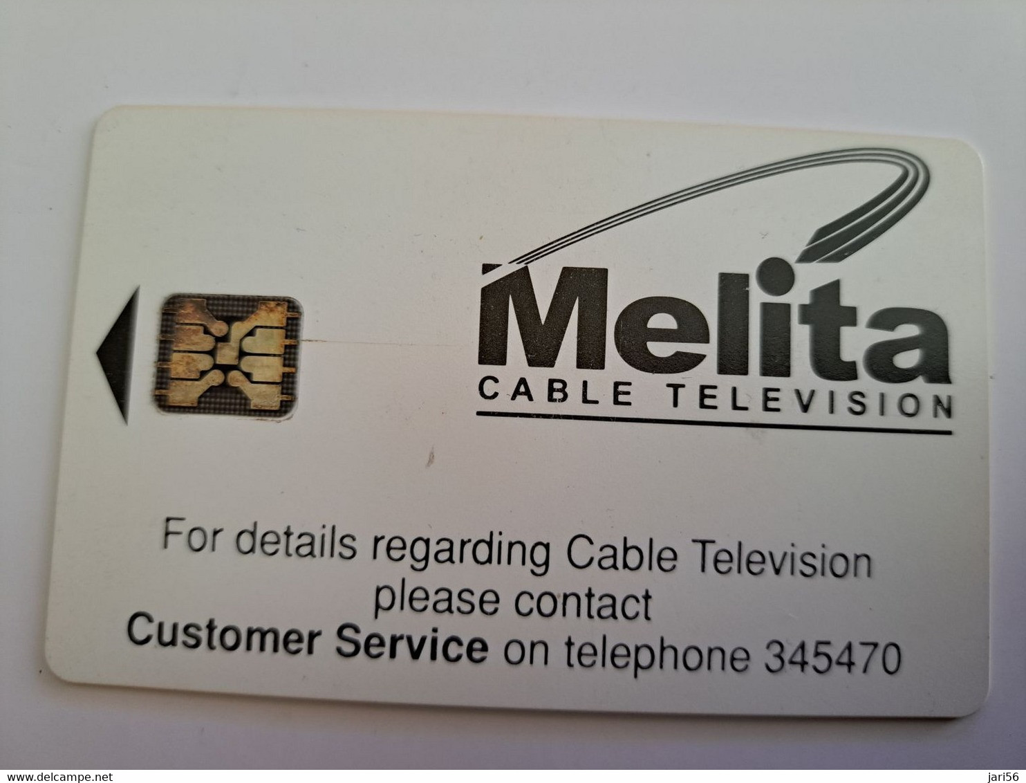 MALTA  CHIP  CARD /  20 UNITS MELITA  CABLE TELEVISION / ADVERTISING  ** 11319 ** - Malte