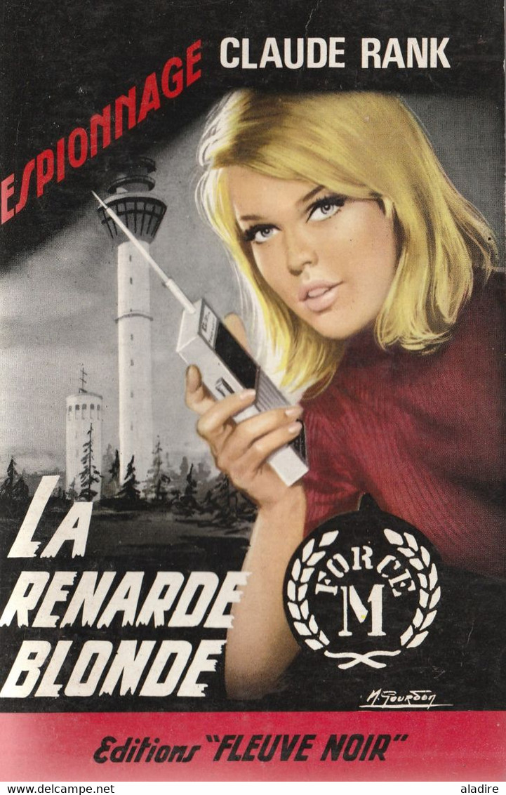 CLAUDE RANK - La Renarde Blonde - Espionnage - Editions Fleuve Noir Numéro 567 - Fleuve Noir