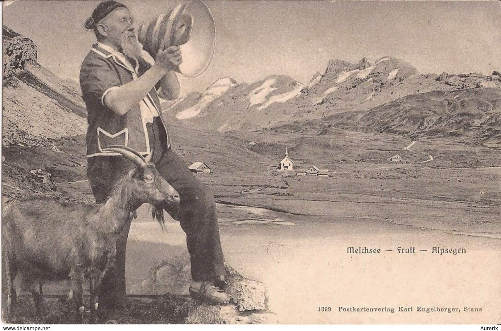 Suisse - C -  Obwald - Melchsee - Frutt - Alpsegen Cor Musique Ziege Chevre Goat - Autres & Non Classés