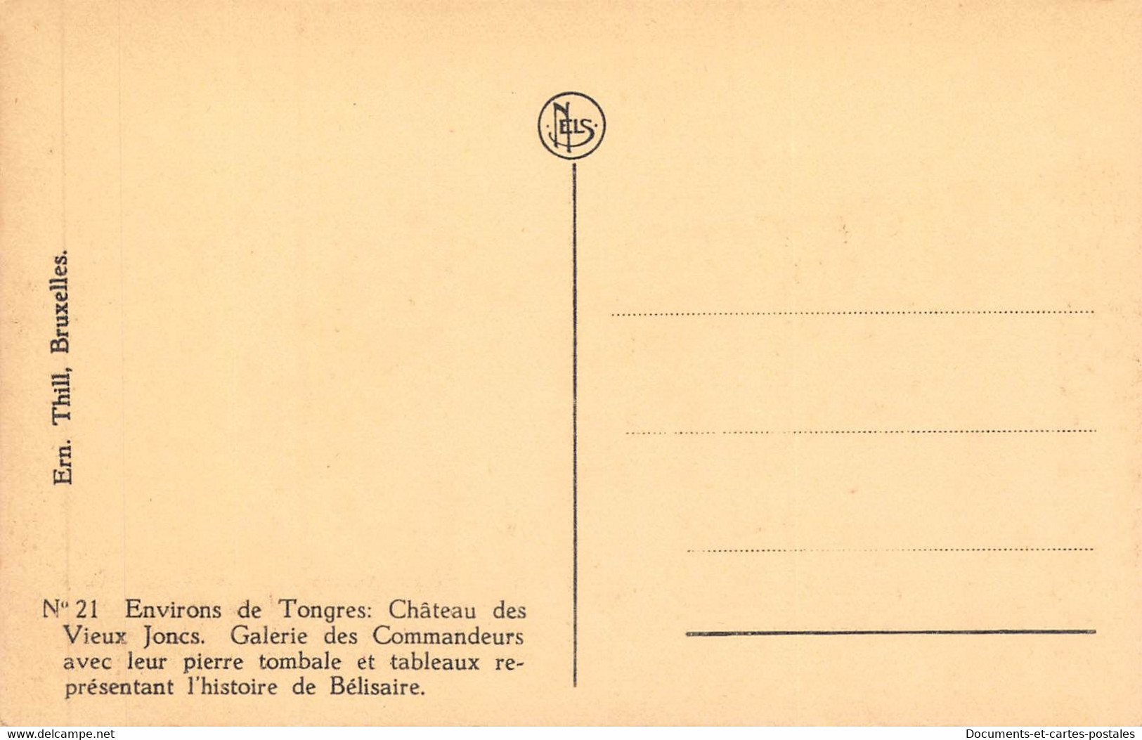 Série de X 28 Carte postale ancienne Belgique - Environs de Tongres Château des Vieux Joncs