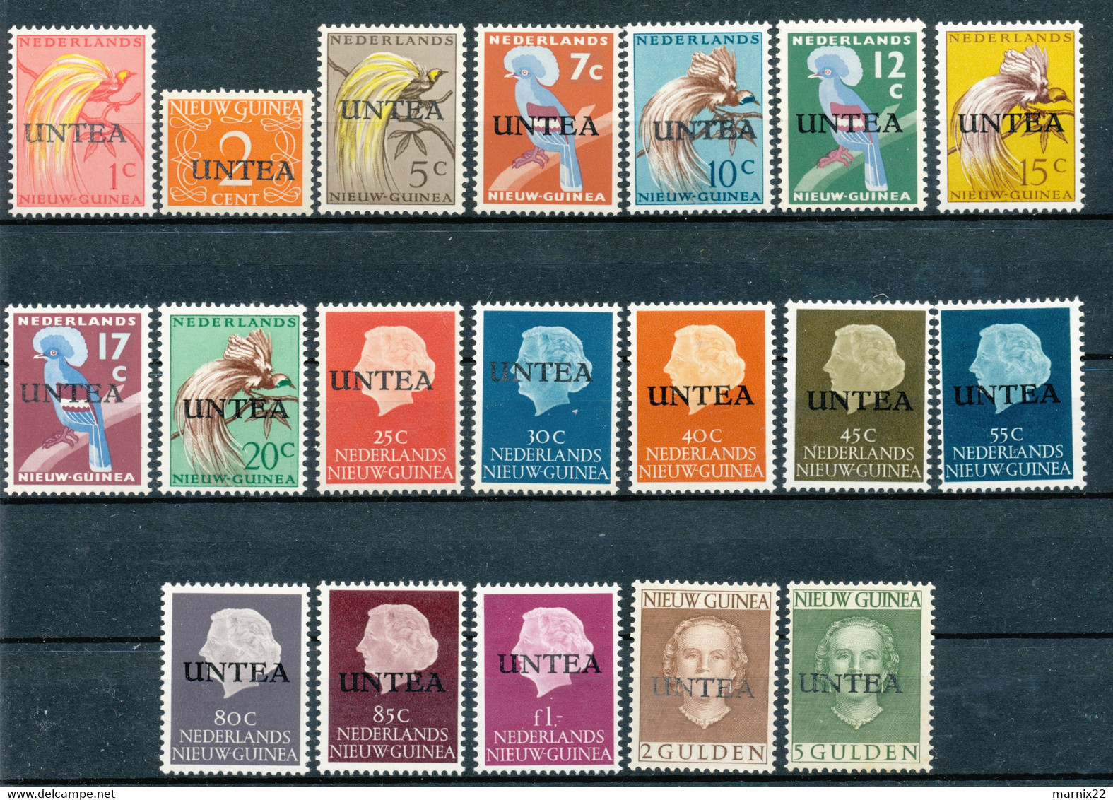 NETHERLANDS NEW GUINEA 1963 - UNTEA - UNITID NATIONS TEMPORARY ENFORCEMENT AUTHORITY - MNH SET                      U505 - Niederländisch-Neuguinea