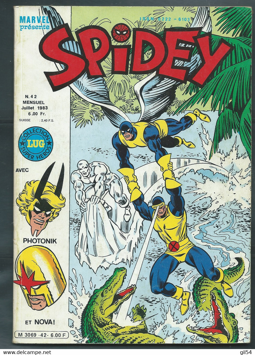 Spidey N° 42 De Juillet 1983 TBE-   Fau 13706 - Spidey