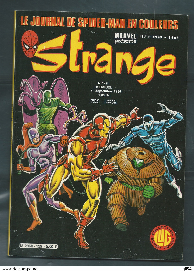Strange N° 129 Septembre 1980 Collection LUG Super Héros Marvel -  TBE-   Fau 13904 - Strange