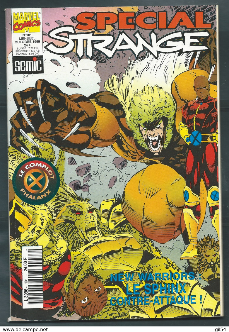 Spécial Strange N°101 X-Men Le Complot Phalanx - Daredevil - New Warriors De 1995-  TBE-   Fau 13906 - Special Strange