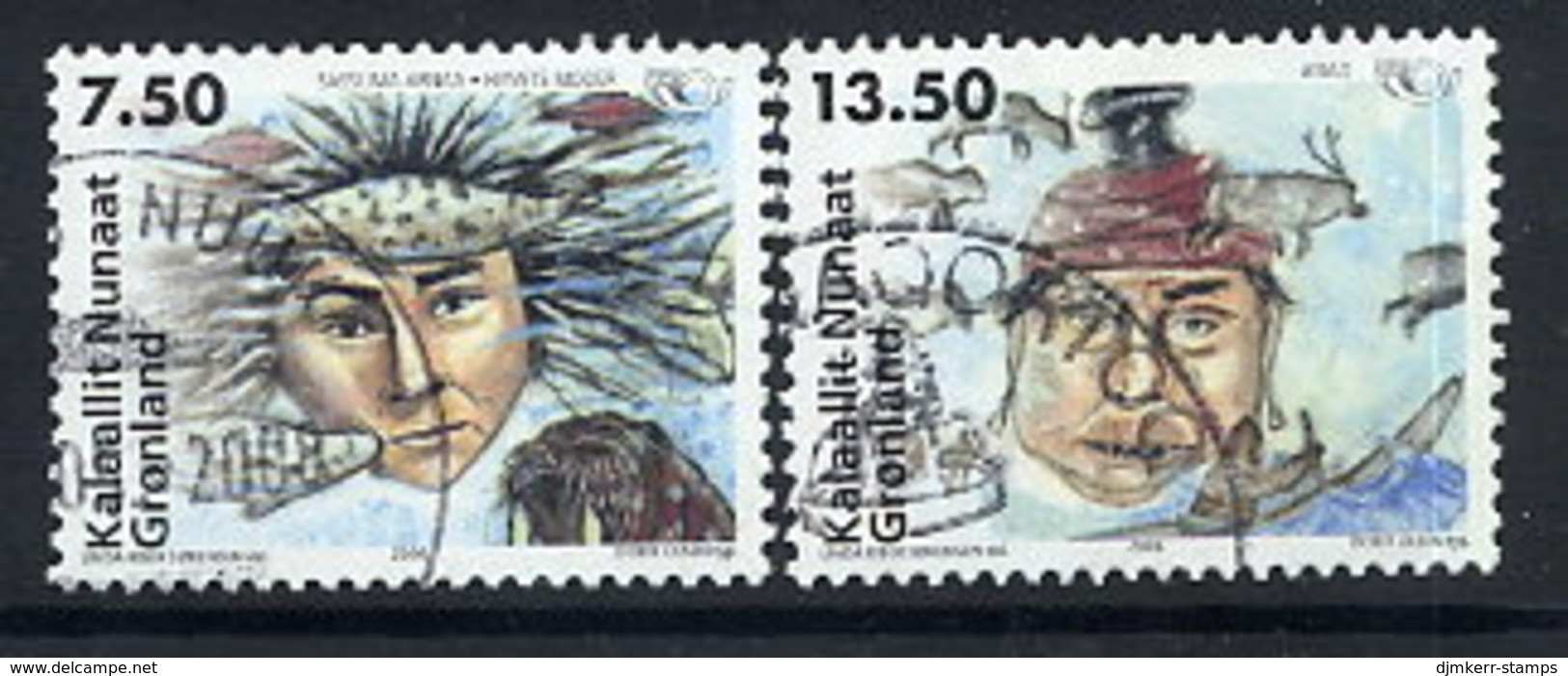 GREENLAND 2006 Nordic Myths,  Used.  Michel 462-63 - Oblitérés