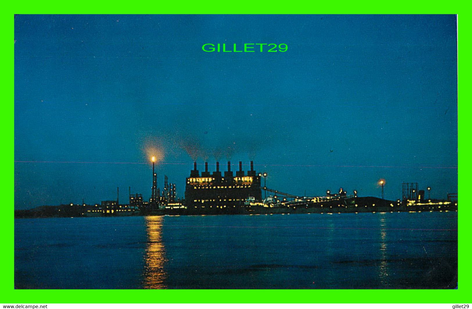 SARNIA, ONTARIO - VIEW OF THE ST CLAIR RIVER & PORTION OF CHEMICAL VALLEY - PUB BY SIGAL BROTHERS LTD - - Sarnia